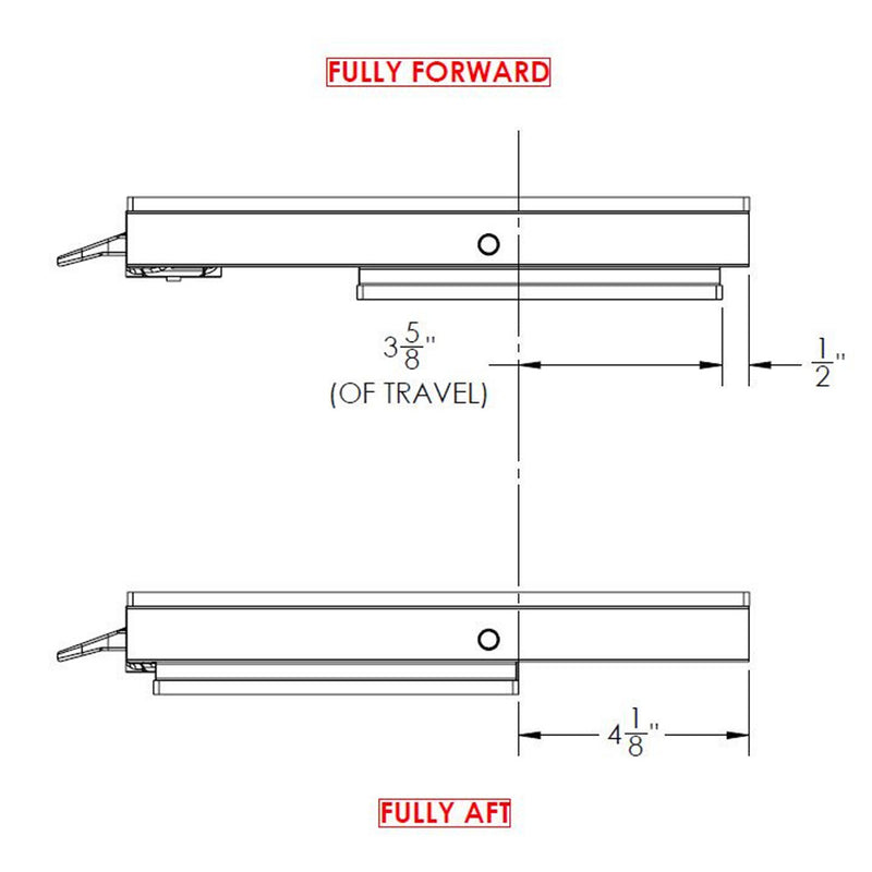 Load image into Gallery viewer, TACO 11-1/8&quot; x 36&quot; Manual Seat Slide [M20-3611]
